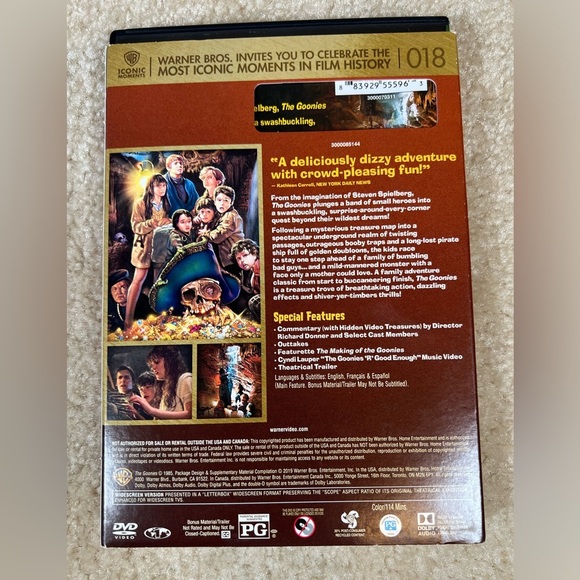 The Goonies DVD w/Slipcover - Picture 2 of 7